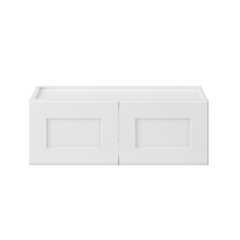 Wall Kitchen Cabinet W3312 Alpina White LessCare 33 in. width 12 in. height 12 in. depth - Kitchen Cabinets