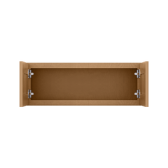 Wall Kitchen Cabinet W3312 Shaker Toffee LessCare 33 in. width 12 in. height 12 in. depth - Kitchen Cabinets