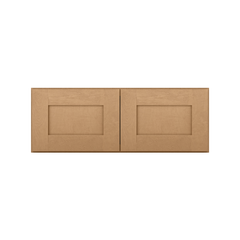 Wall Kitchen Cabinet W3312 Shaker Toffee LessCare 33 in. width 12 in. height 12 in. depth - Kitchen Cabinets
