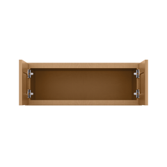 Wall Kitchen Cabinet W331224 Shaker Toffee LessCare 33 in. width 12 in. height 24 in. depth - Kitchen Cabinets