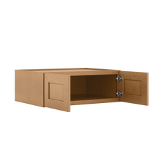 Wall Kitchen Cabinet W331224 Shaker Toffee LessCare 33 in. width 12 in. height 24 in. depth - Kitchen Cabinets