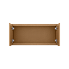 Wall Kitchen Cabinet W3315 Shaker Toffee LessCare 33 in. width 15 in. height 12 in. depth - Kitchen Cabinets