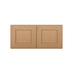 Wall Kitchen Cabinet W3315 Shaker Toffee LessCare 33 in. width 15 in. height 12 in. depth - Kitchen Cabinets