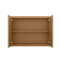 Wall Kitchen Cabinet W3324 Shaker Toffee LessCare 33 in. width 24 in. height 12 in. depth - Kitchen Cabinets