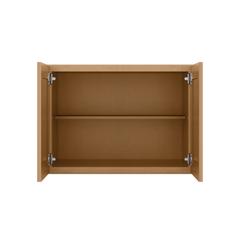 Wall Kitchen Cabinet W332424 Shaker Toffee LessCare 33 in. width 24 in. height 24 in. depth - Kitchen Cabinets