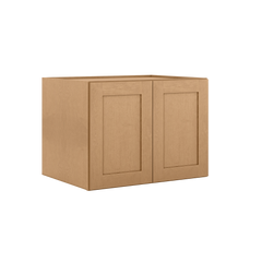 Wall Kitchen Cabinet W332424 Shaker Toffee LessCare 33 in. width 24 in. height 24 in. depth - Kitchen Cabinets