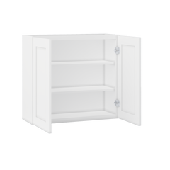 Wall Kitchen Cabinet W3330 Alpina White LessCare 33 in. width 30 in. height 12 in. depth - Kitchen Cabinets