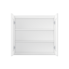 Wall Kitchen Cabinet W3330 Alpina White LessCare 33 in. width 30 in. height 12 in. depth - Kitchen Cabinets