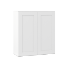 Wall Kitchen Cabinet W3336 Alpina White LessCare 33 in. width 36 in. height 12 in. depth - Kitchen Cabinets
