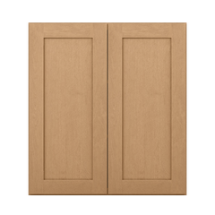 Wall Kitchen Cabinet W3336 Shaker Toffee LessCare 33 in. width 36 in. height 12 in. depth - Kitchen Cabinets