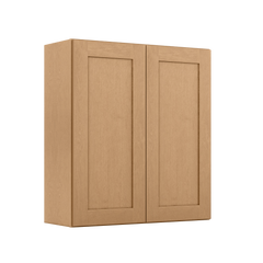 Wall Kitchen Cabinet W3336 Shaker Toffee LessCare 33 in. width 36 in. height 12 in. depth - Kitchen Cabinets