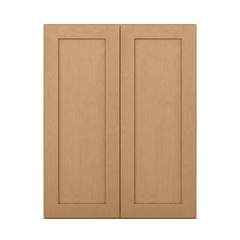 Wall Kitchen Cabinet W3342 Shaker Toffee LessCare 33 in. width 42 in. height 12 in. depth - Kitchen Cabinets