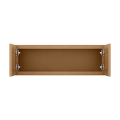 Wall Kitchen Cabinet W361224 Shaker Toffee LessCare 36 in. width 12 in. height 24 in. depth - Kitchen Cabinets