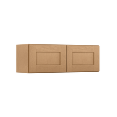 Wall Kitchen Cabinet W361224 Shaker Toffee LessCare 36 in. width 12 in. height 24 in. depth - Kitchen Cabinets