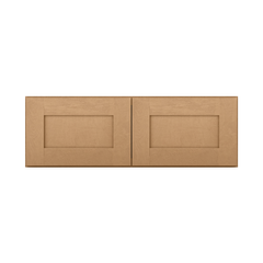 Wall Kitchen Cabinet W361224 Shaker Toffee LessCare 36 in. width 12 in. height 24 in. depth - Kitchen Cabinets