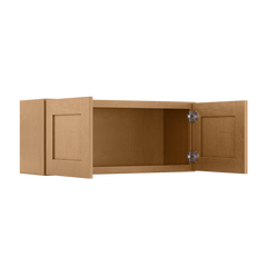 Wall Kitchen Cabinet W3615 Shaker Toffee LessCare 36 in. width 15 in. height 12 in. depth - Kitchen Cabinets