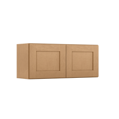 Wall Kitchen Cabinet W3615 Shaker Toffee LessCare 36 in. width 15 in. height 12 in. depth - Kitchen Cabinets
