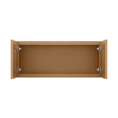 Wall Kitchen Cabinet W3615 Shaker Toffee LessCare 36 in. width 15 in. height 12 in. depth - Kitchen Cabinets