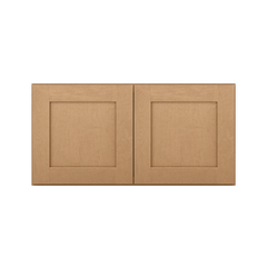Wall Kitchen Cabinet W3618 Shaker Toffee LessCare 36 in. width 18 in. height 12 in. depth - Kitchen Cabinets