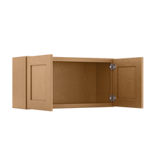 Wall Kitchen Cabinet W3618 Shaker Toffee LessCare 36 in. width 18 in. height 12 in. depth - Kitchen Cabinets