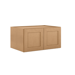 Wall Kitchen Cabinet W361824 Shaker Toffee LessCare 36 in. width 18 in. height 24 in. depth - Kitchen Cabinets