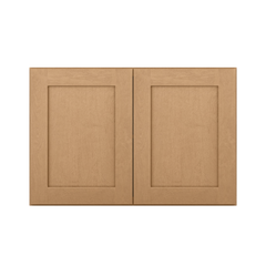 Wall Kitchen Cabinet W3624 Shaker Toffee LessCare 36 in. width 24 in. height 12 in. depth - Kitchen Cabinets