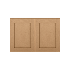Wall Kitchen Cabinet W362424 Shaker Toffee LessCare 36 in. width 24 in. height 24 in. depth - Kitchen Cabinets
