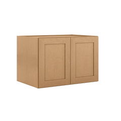 Wall Kitchen Cabinet W362424 Shaker Toffee LessCare 36 in. width 24 in. height 24 in. depth - Kitchen Cabinets