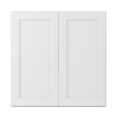 Wall Kitchen Cabinet W3636 Alpina White LessCare 36 in. width 36 in. height 12 in. depth - Kitchen Cabinets