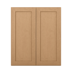 Wall Kitchen Cabinet W3642 Shaker Toffee LessCare 36 in. width 42 in. height 12 in. depth - Kitchen Cabinets