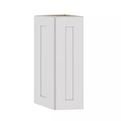 Modernform Cabinet White Shaker 12" W X 30" H X 12" D Wall Corner End Cabinet
