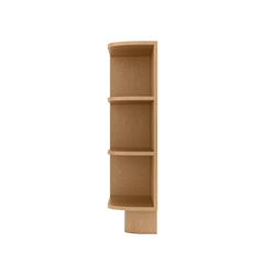 What-Not Shelf Base Kitchen Cabinet BWNT9 Shaker Toffee LessCare 9 in. width 34.5 in. height 24 in. depth - Kitchen