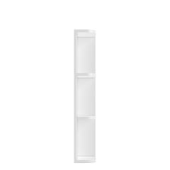 What-Not-Shelf Kitchen Cabinet WN636 Alpina White LessCare 6 in. width 36 in. height 12 in. depth - Kitchen Cabinets