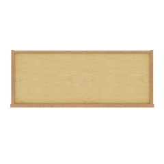 Wine Rack Kitchen Cabinet WR3015 Shaker Toffee LessCare 30 in. width 15 in. height 12 in. depth - Kitchen Cabinets