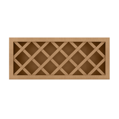 Wine Rack Kitchen Cabinet WR3615 Shaker Toffee LessCare 36 in. width 15 in. height 12 in. depth - Kitchen Cabinets