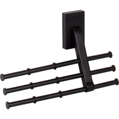 Matte Black Tri-Level Tie Organizer