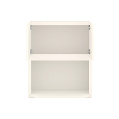 Modernform Cabinet Slim Dove White 30" W X 36" H X 12" D Microwave w/Bottom Shelf