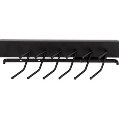 Matte Black 12" Tie Rack