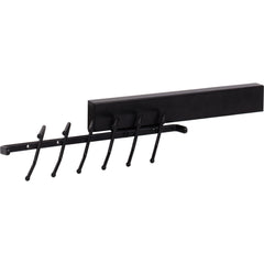 Matte Black 12" Tie Rack