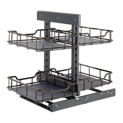 18" Black Nickel STORAGE WITH STYLE® Full-Height Blind Corner Organizer