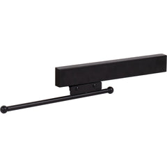Matte Black 12" Sliding Valet Rod