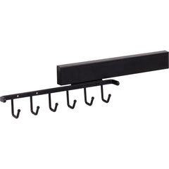Matte Black 12" Belt Rack